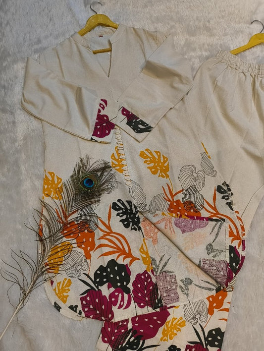 Floral Print Traditional Outfit