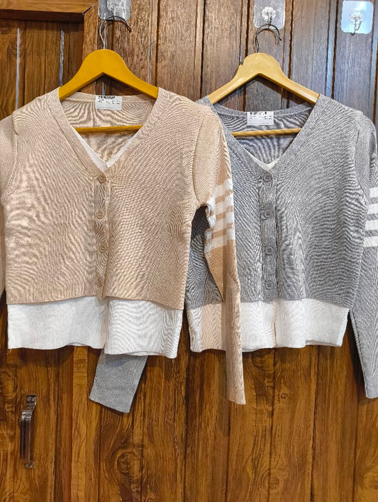 Button-Up Cardigan top