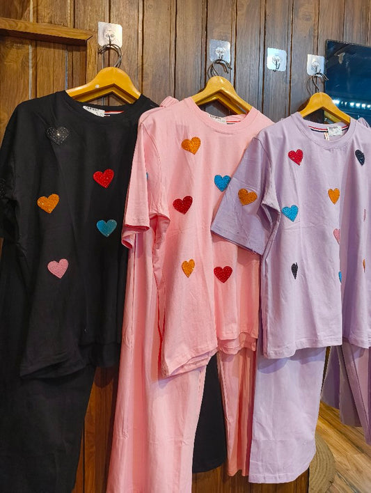 Heart Print co ord set