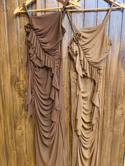 Elegant Ruffled bodycon Dress