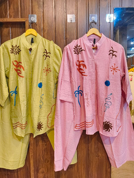 Embroidered Overshirt