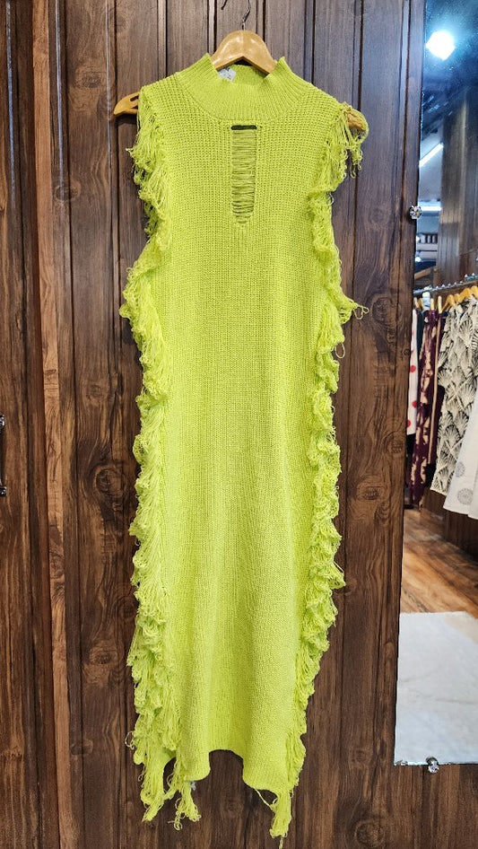Fringe Detail Dress