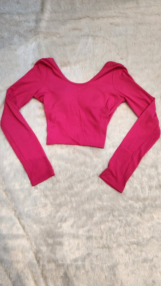 Long Sleeve Crop Top