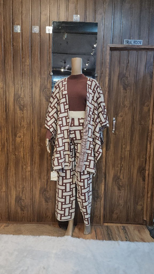 Patterned Casual co-ord set