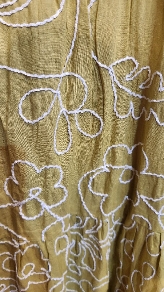 Embroidered one piece Dresses