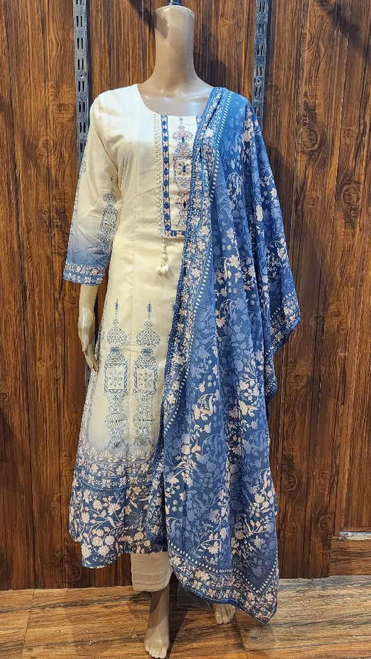 Traditional Ethnic Dress with Dupatta