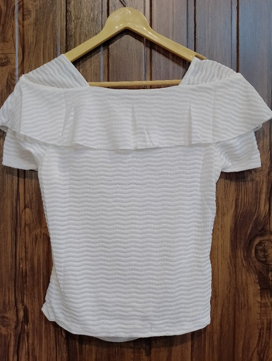 Off-Shoulder Ruffle Top